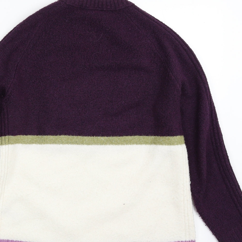 Womens UK Size S Marks and Spencer Purple Pullover Jumper