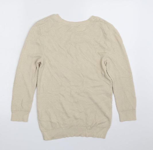 Womens UK Size 12 Principles Beige Pullover Jumper