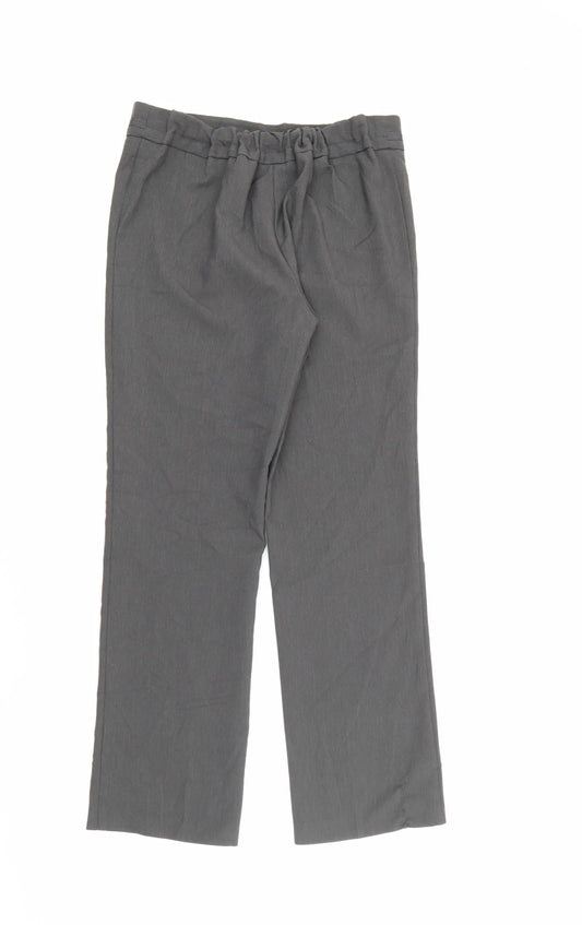 George Girls Grey Polyester Dress Pants Trousers Size 10-11 Years Regular