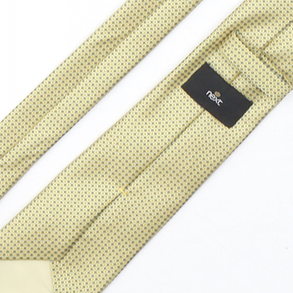 Mens NEXT Multicoloured Geometric Pointed Tie
