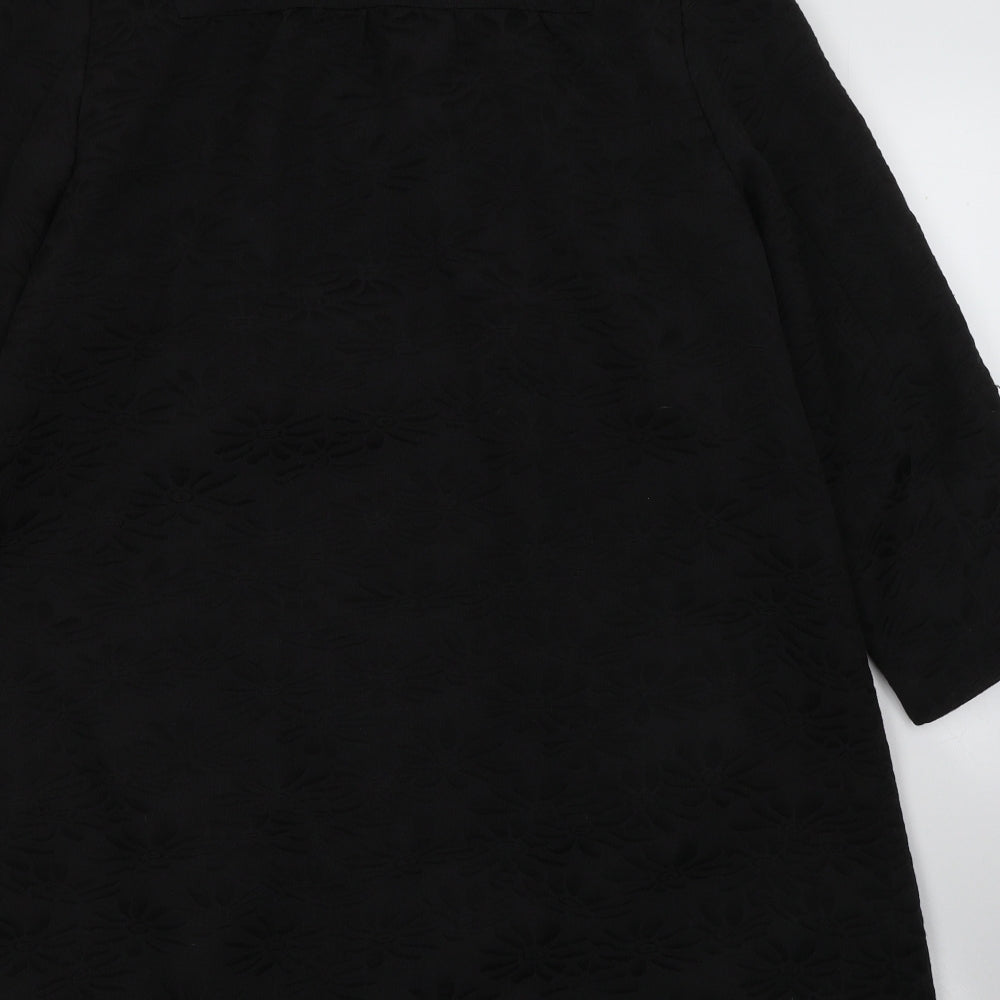 Womens UK Size 12 Atmosphere Black Pea Coat
