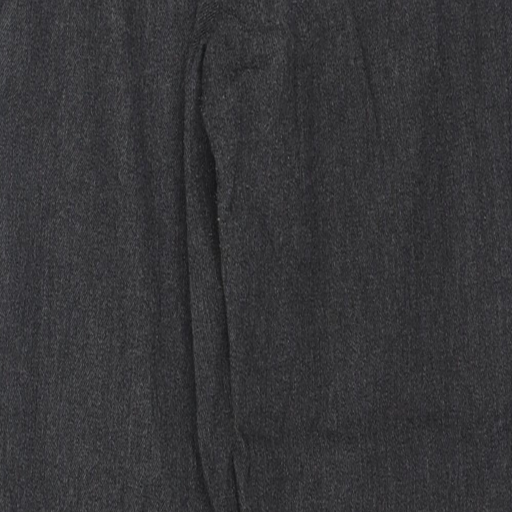 George Boys Grey Polyester Dress Pants Trousers Size 7-8 Years Regular Zip
