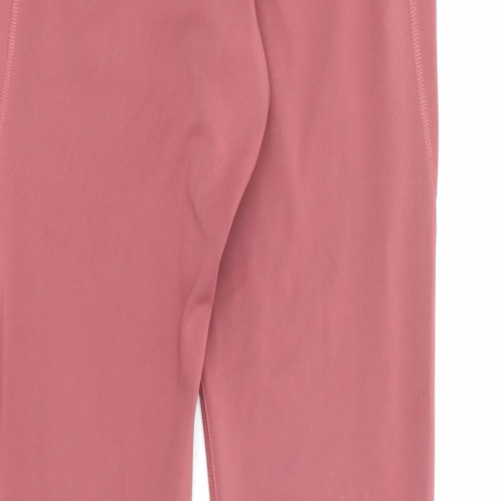 Very Womens Pink Polyester Pedal Pusher Leggings Size M L25 in
