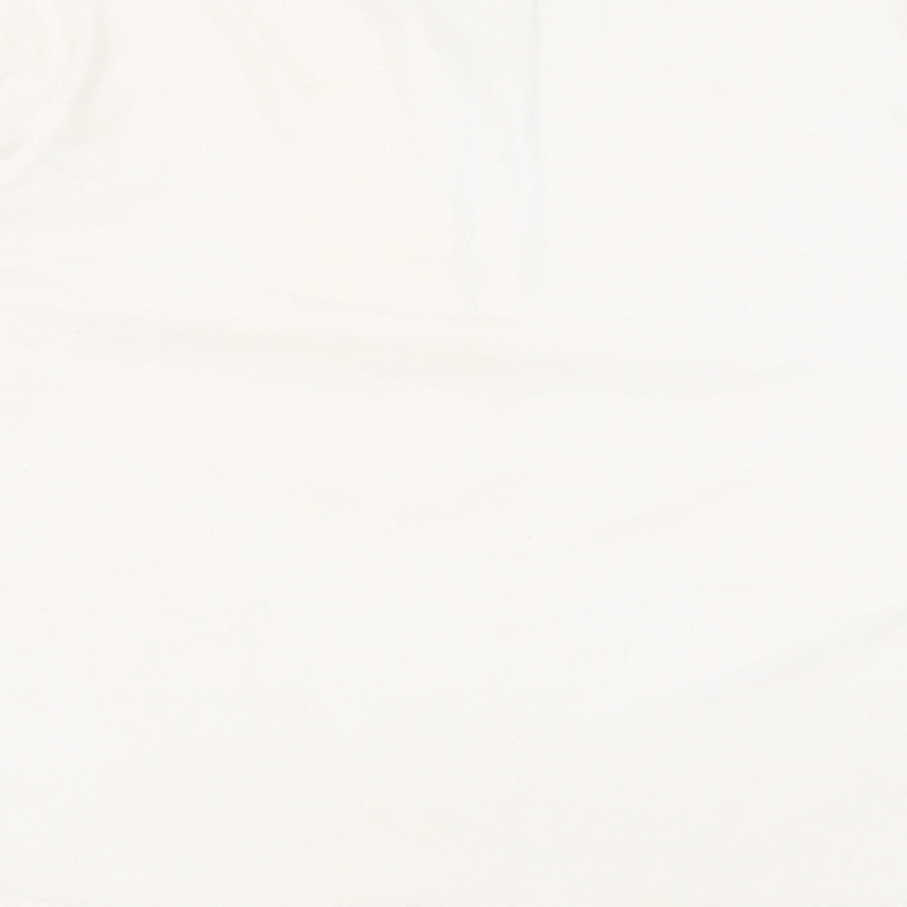 Gap Womens White High Neck Polyester Pullover Jumper Size XL