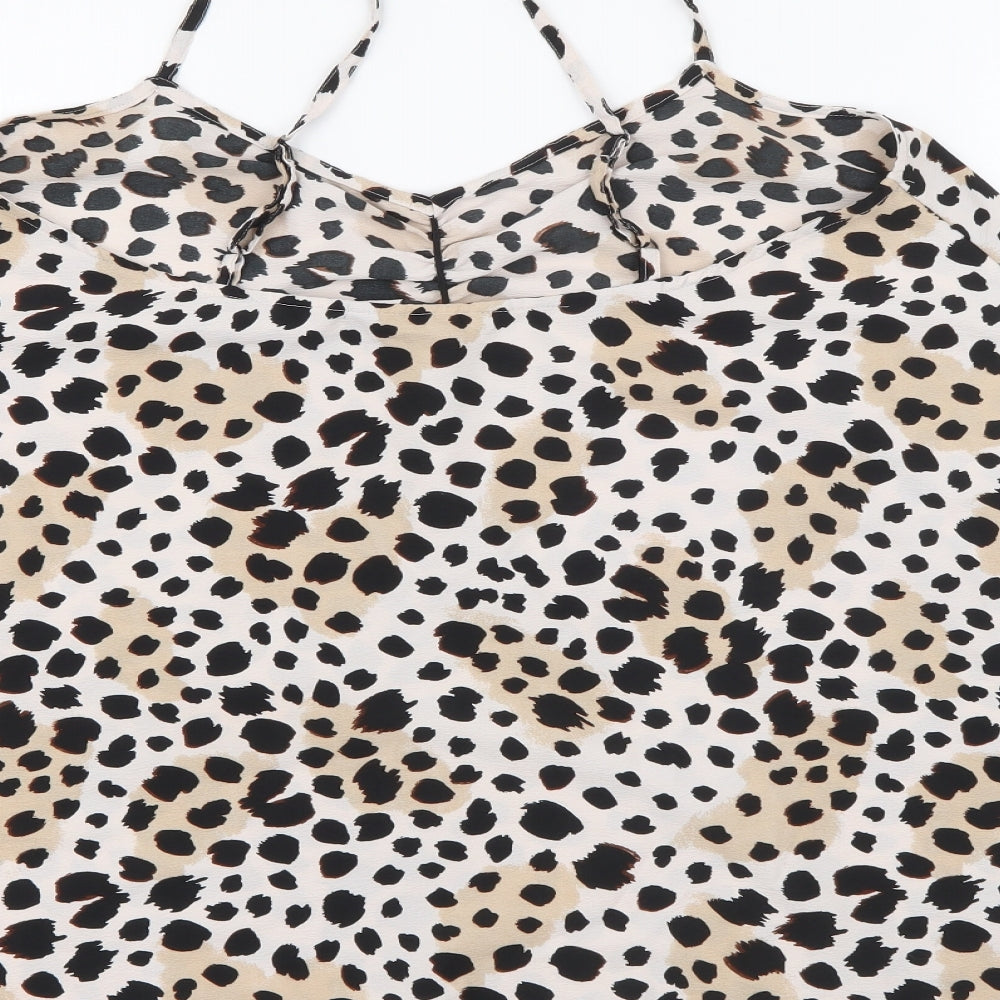 Womens UK Size 10 Very Brown Camisole Tank