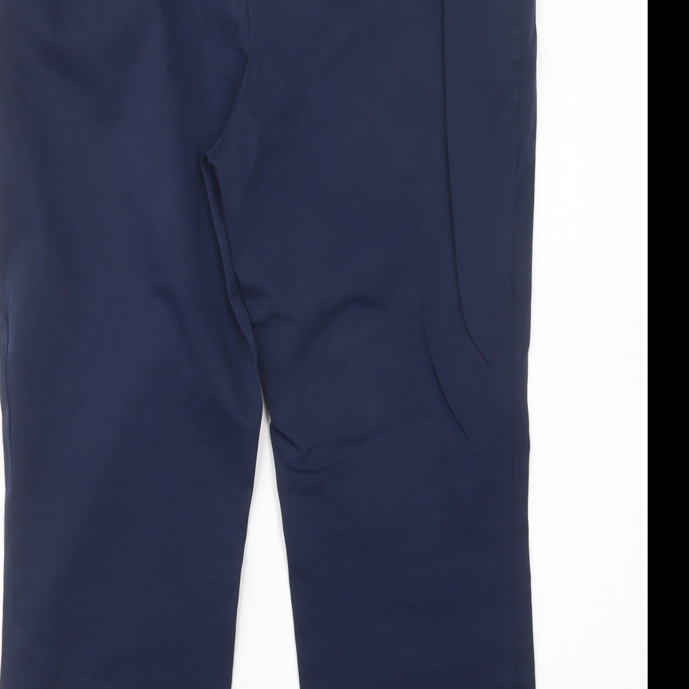 Womens UK Size 12 Dunnes Stores Regular Fit Chino Blue Trousers