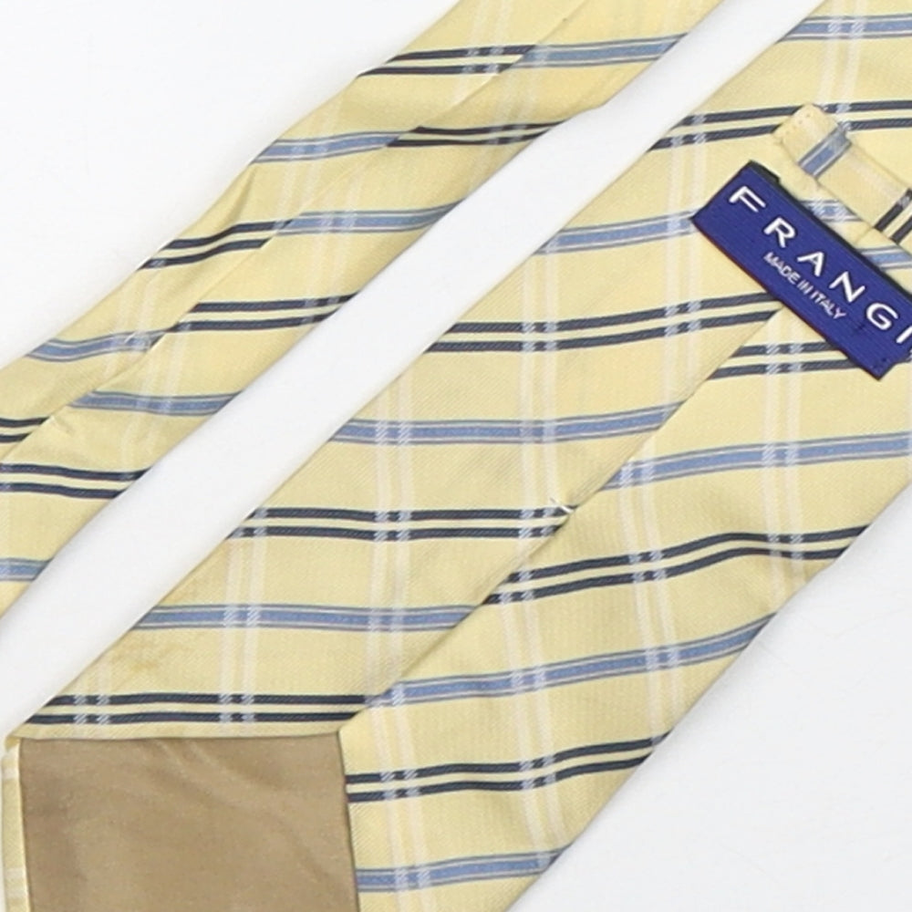 Mens Frangi Multicoloured Plaids & Checks Pointed Tie