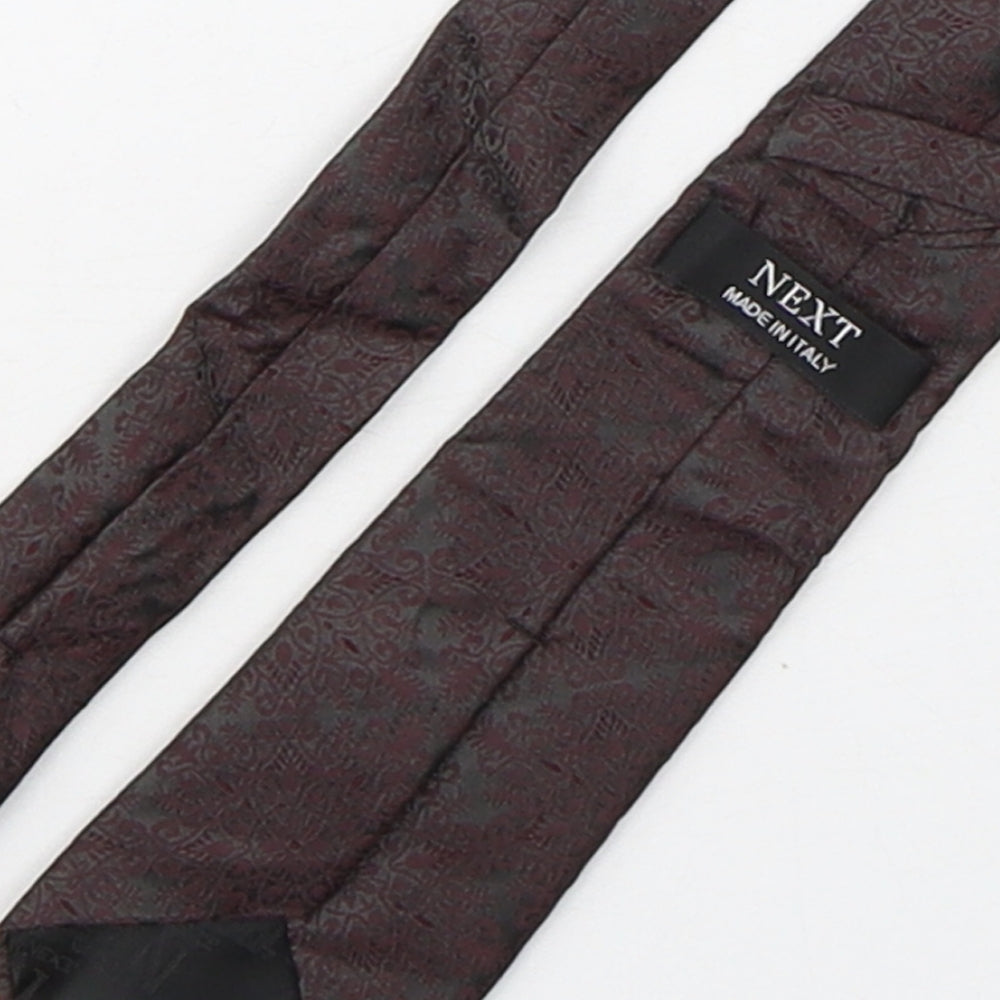 NEXT Mens Multicoloured Paisley Silk Pointed Tie One Size