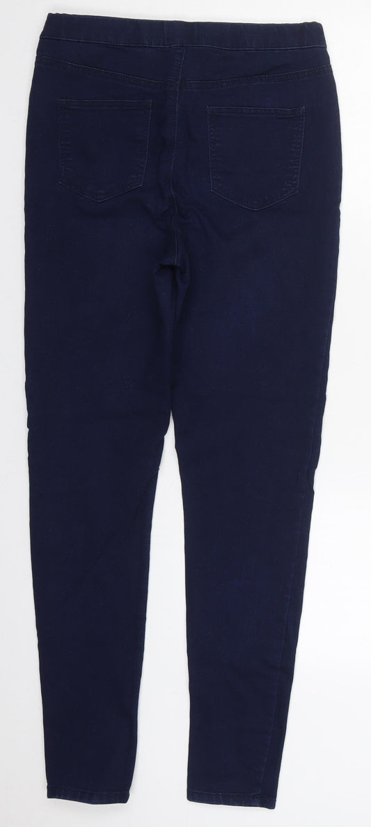 Womens UK Size 10 Papaya Regular Fit Jegging Blue Jeans