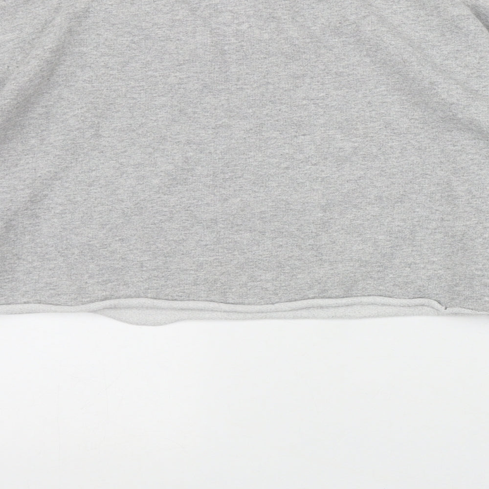 Preworn Womens Grey Cotton Pullover Sweatshirt Size M - 'Day Dreamer'