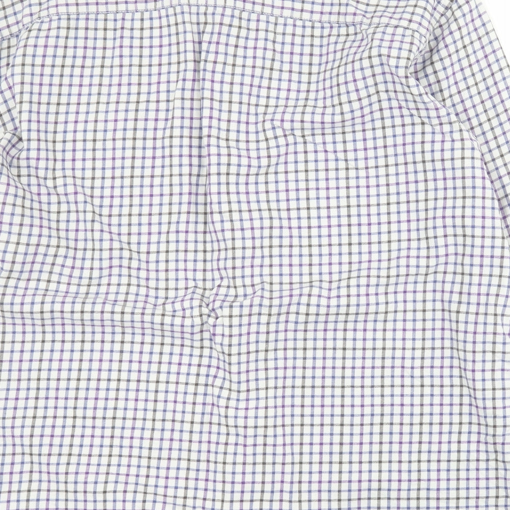 Mens UK Size L Headland Premium Blue Button-Up Long Sleeve Casual Shirt