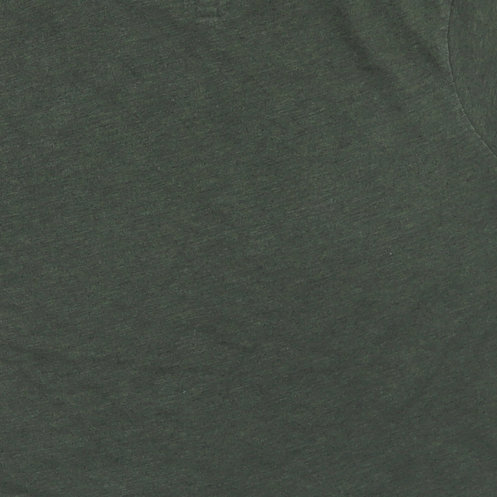 Womens UK Size 6 Jack Wills Green Basic T-Shirt
