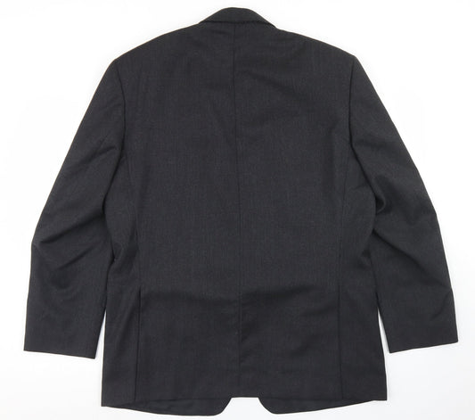 Mens UK Size 42 Greenwoods Regular Grey Suit Jacket