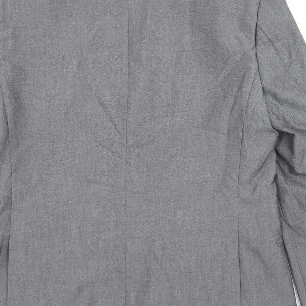 Mens UK Size 40 Limehaus Regular Grey Suit Jacket