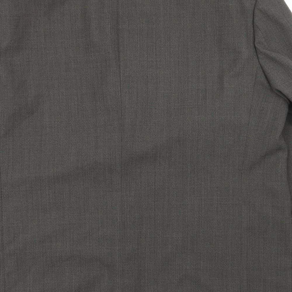 Mens UK Size 44 Ciro Citterio Regular Grey Suit Jacket