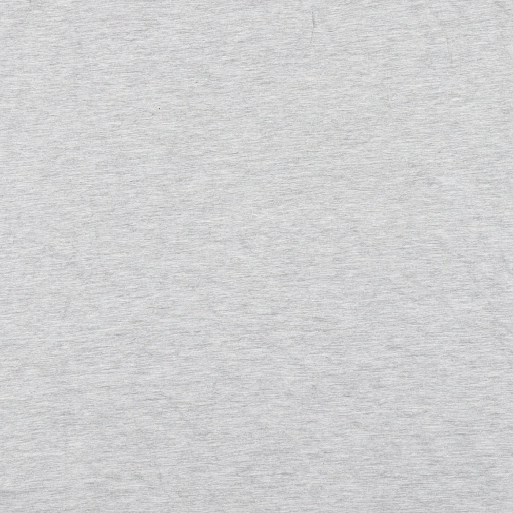 Primark Womens Grey Cotton Basic T-Shirt Size L Round Neck - Giraffe
