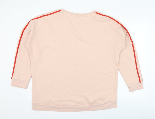 Womens UK Size L NEXT Pink Pullover Sweatshirt