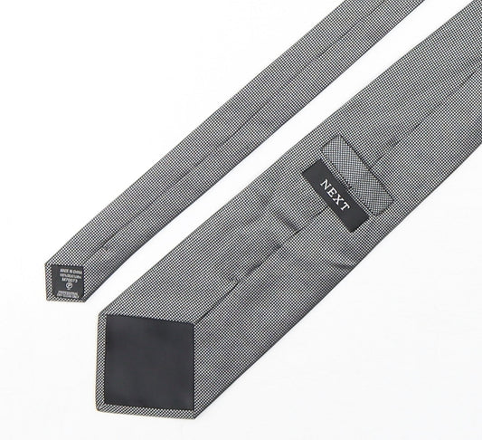 NEXT Mens Multicoloured Plaids & Checks Silk Pointed Tie One Size