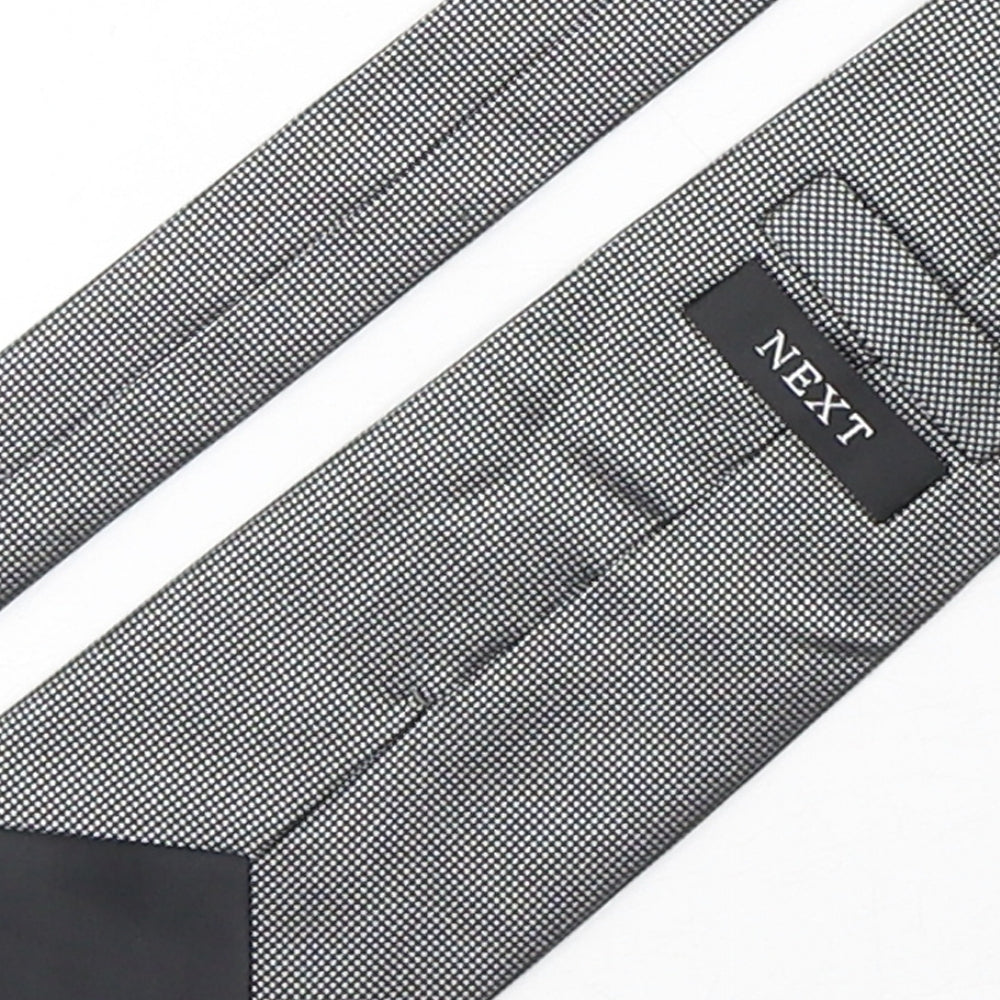 NEXT Mens Multicoloured Plaids & Checks Silk Pointed Tie One Size