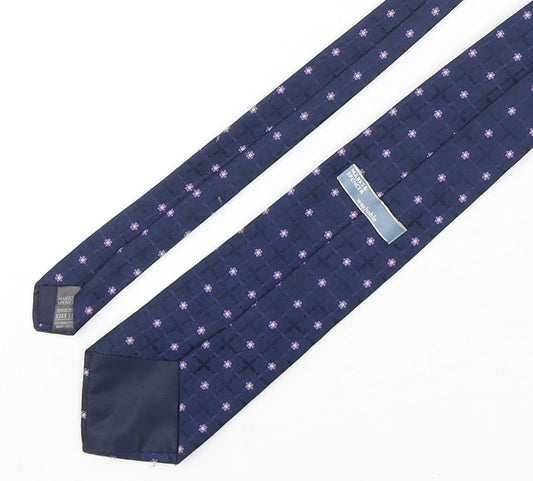 Mens Marks and Spencer Multicoloured Floral Pointed Tie