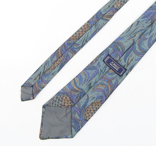Jonelle Mens Multicoloured Floral Polyester Pointed Tie One Size