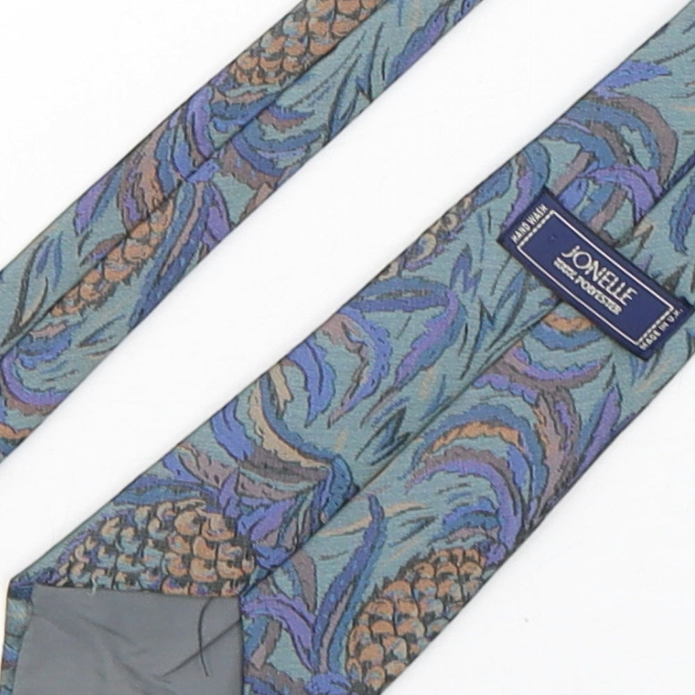 Jonelle Mens Multicoloured Floral Polyester Pointed Tie One Size