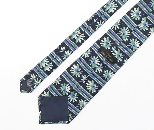 Mens UK Size One Size Marks and Spencer Multicoloured Pointed Tie