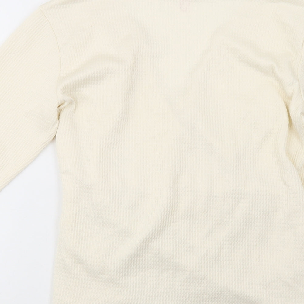 Womens UK Size S Savida Ivory Basic Blouse