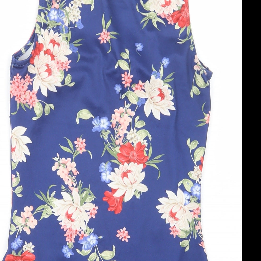 Womens UK Size 6 Atmosphere Blue Basic Blouse