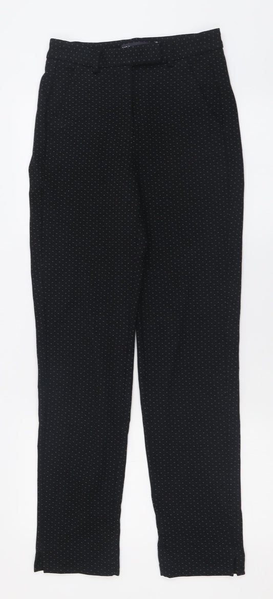 Womens UK Size 6 Marks and Spencer Regular Fit Black Trousers