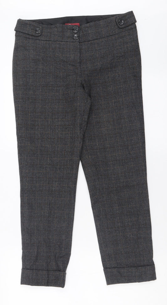 Womens UK Size 8 Monsoon Regular Fit Grey Trousers