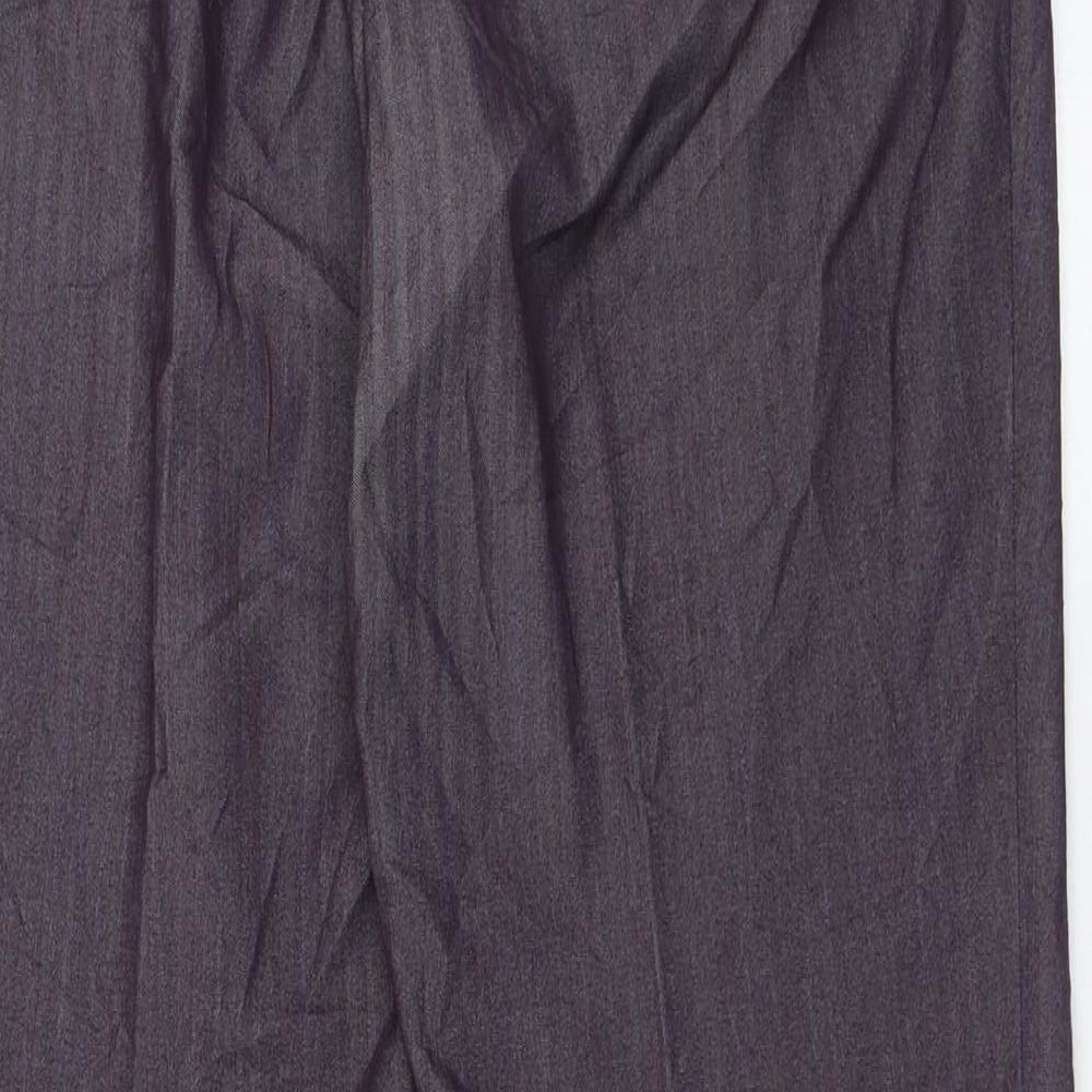 Womens UK Size 14 Anna Rose Regular Fit Purple Trousers