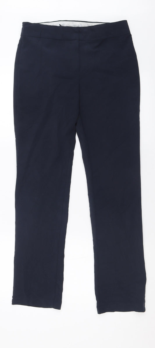 Womens UK Size 8 Marks and Spencer Regular Fit Blue Trousers