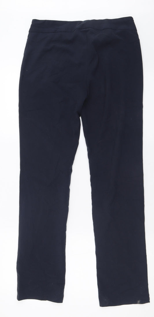 Womens UK Size 8 Marks and Spencer Regular Fit Blue Trousers