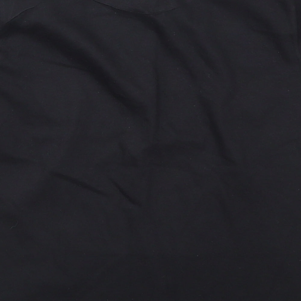 Fruit of the Loom Boys Black Cotton Basic T-Shirt Size 3-4 Years Crew Neck Pullover - Victory Martial Arts