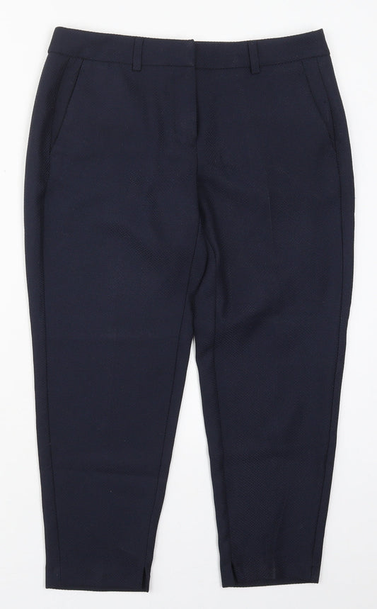 Womens UK Size 10 Dorothy Perkins Regular Fit Blue Trousers