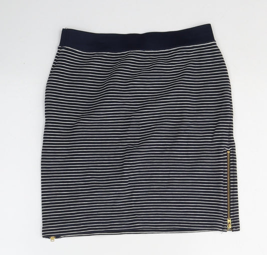 Womens UK Size 8 Warehouse Mini Jersey Skirt