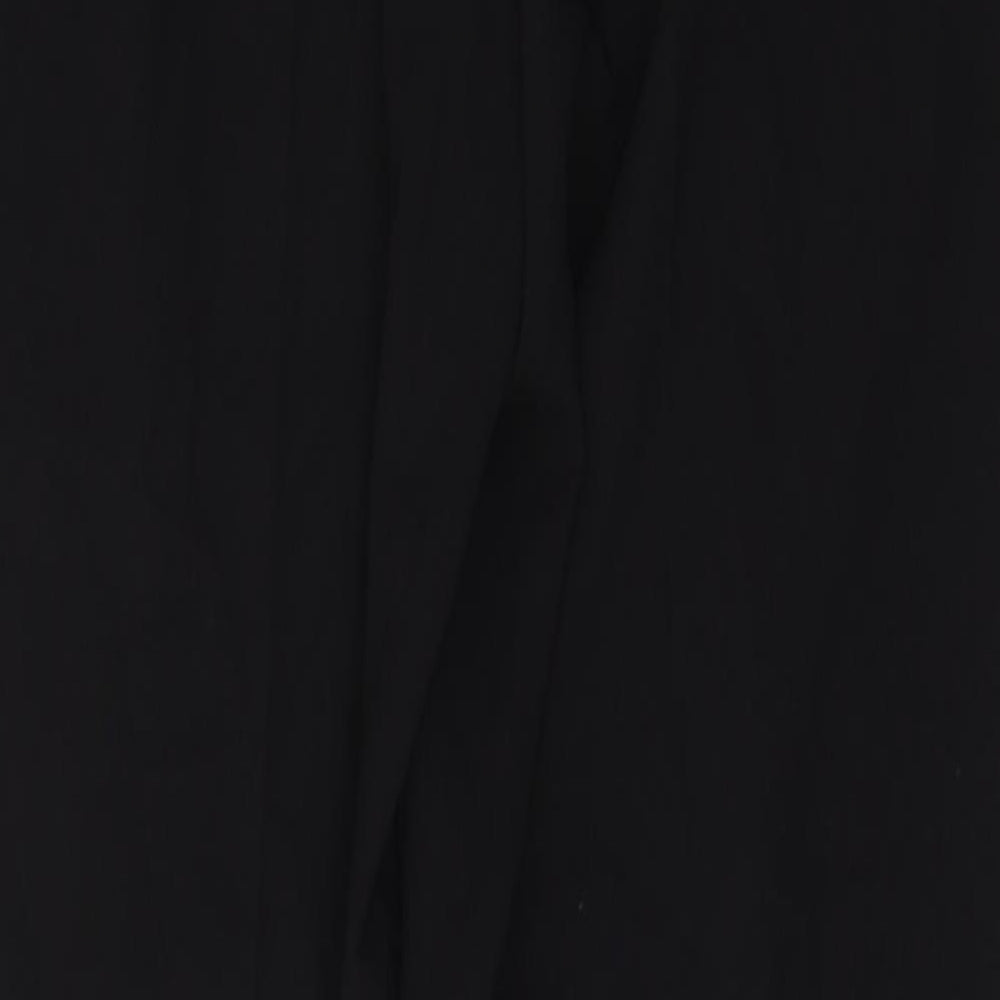 Womens UK Size 10 Marks and Spencer Regular Fit Black Trousers