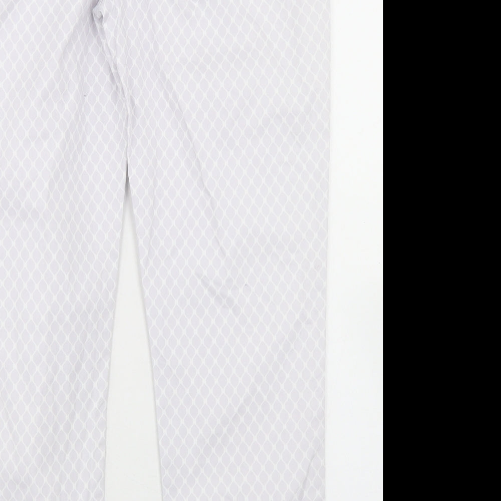 Womens UK Size 6 Gap Regular Fit Pedal Pusher Grey Trousers