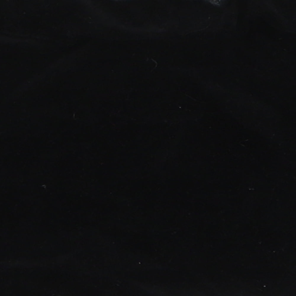 Dunnes Stores Girls Black Cotton A-Line Skirt Size 4 Years Regular Zip