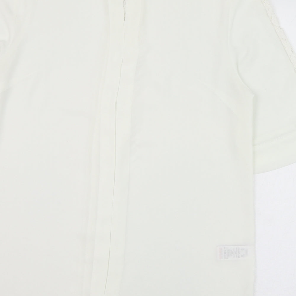 Womens UK Size 10 NEXT Ivory Tunic Blouse