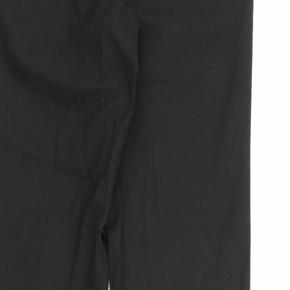 Womens UK Size 28 in River Island Regular Fit Black Trousers