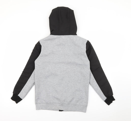 Primark Boys Grey Polyester Full Zip Hoodie Size 10-11 Years Zip - Playstation