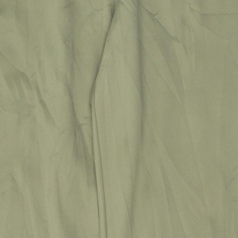 Womens UK Size 16 Classics Regular Fit Green Trousers