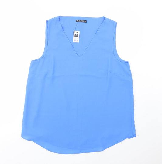 Womens UK Size 14 Dunnes Stores Blue Basic Blouse