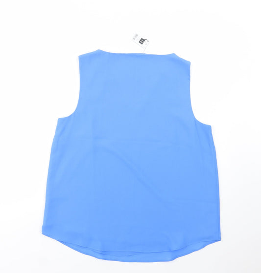 Womens UK Size 14 Dunnes Stores Blue Basic Blouse