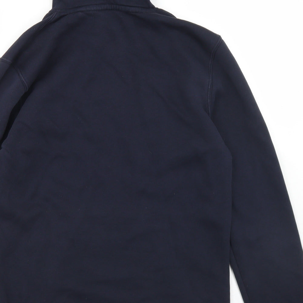 Mens UK Size S Easy Blue Pullover Hoodie
