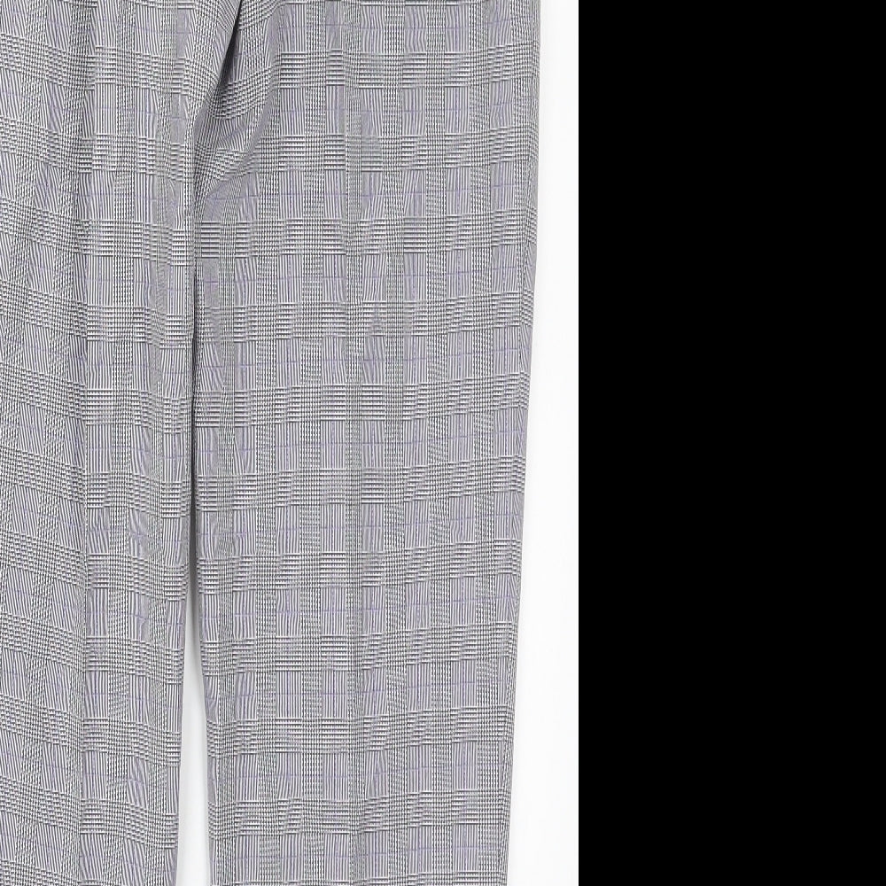 Womens UK Size 14 Marks and Spencer Regular Fit Grey Trousers