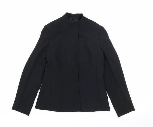 Per Una Womens Black Jacket Size 10 Button