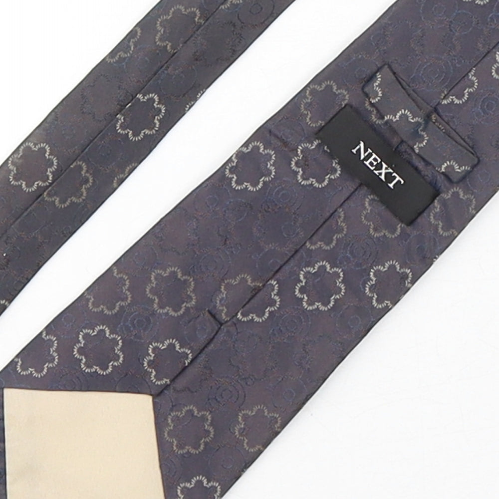 Mens NEXT Multicoloured Geometric Pointed Tie